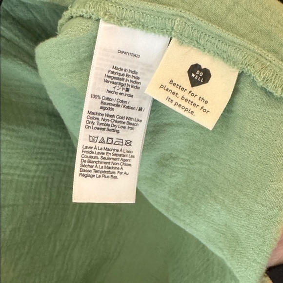 Madewell Tie Front Gauze Top - Picture 9 of 9